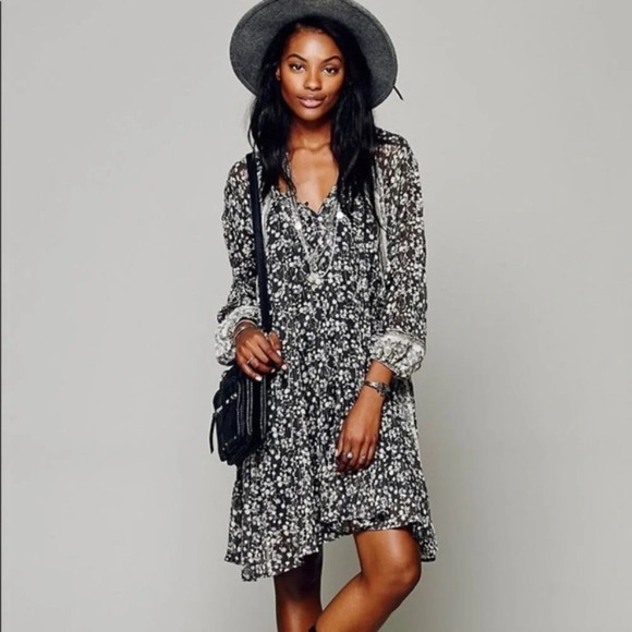 FREE PEOPLE NWOT Melody Laughter‎ Floral Dress - Picture 1 of 6